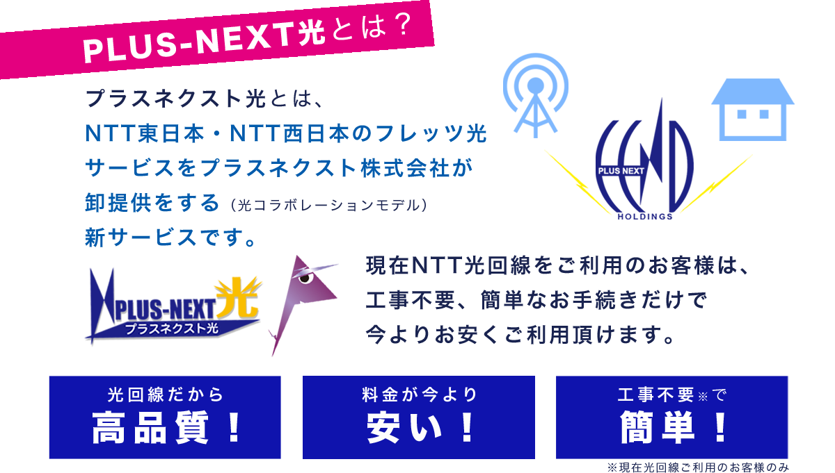 プラスネクスト光とは